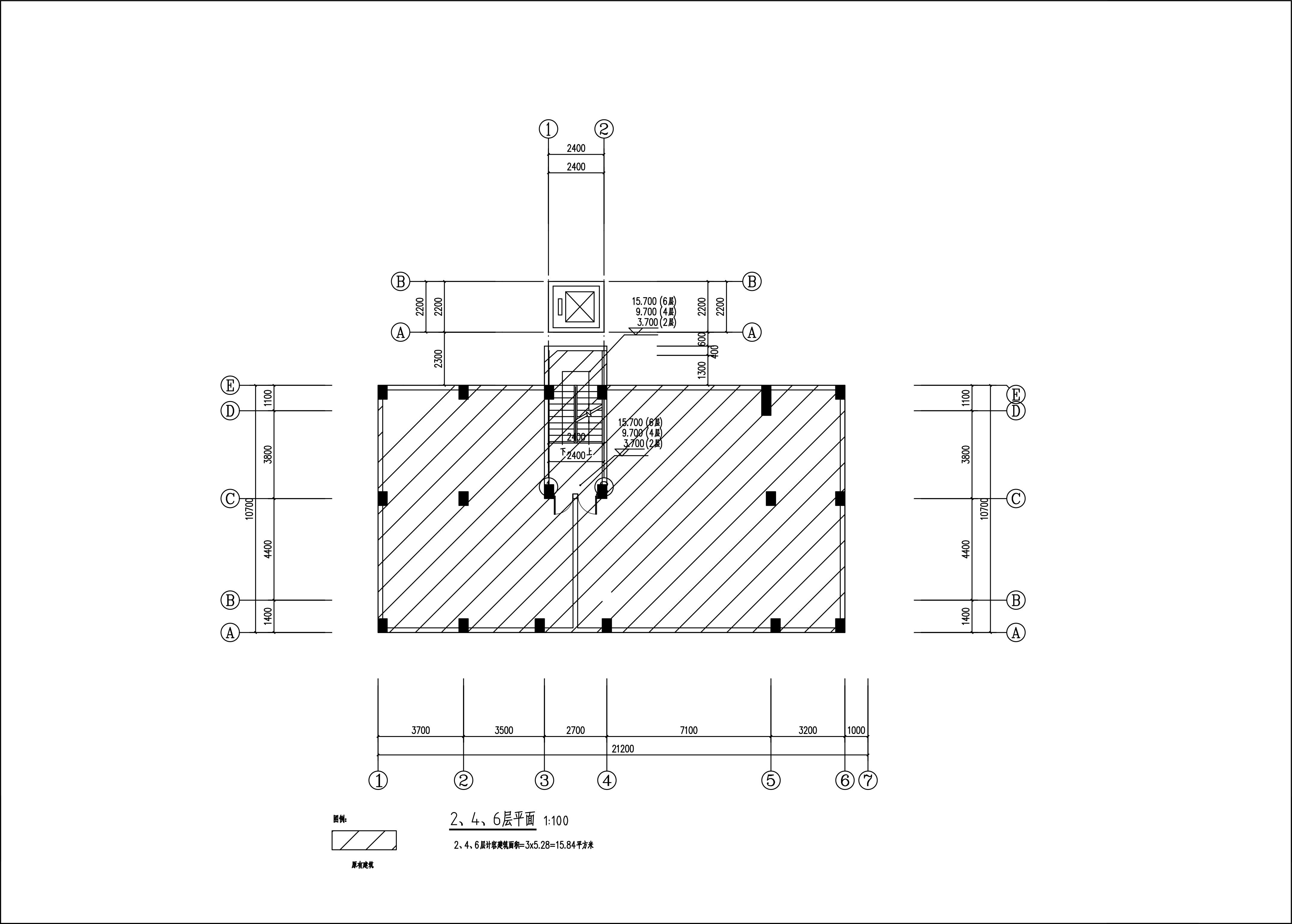 新城清遠(yuǎn)供電局宿舍電梯建筑圖_2、4、6層 不設(shè)電梯出入口.jpg