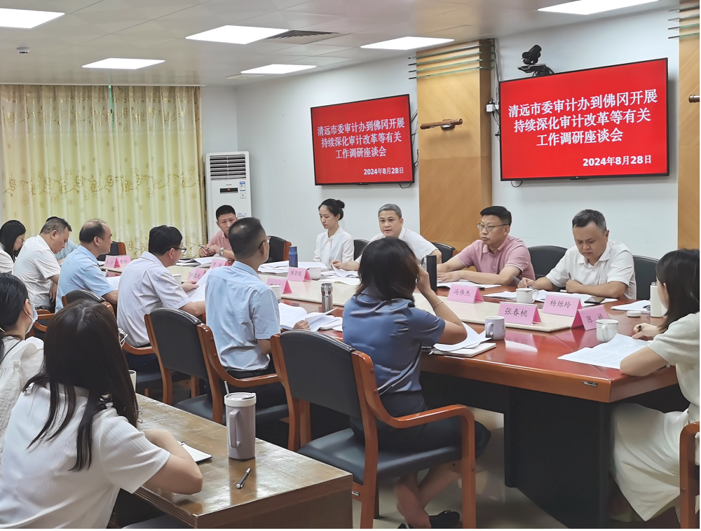 清遠(yuǎn)市委審計辦 市審計局主要負(fù)責(zé)同志帶隊深入各縣（市、區(qū)）開展審計工作調(diào)研