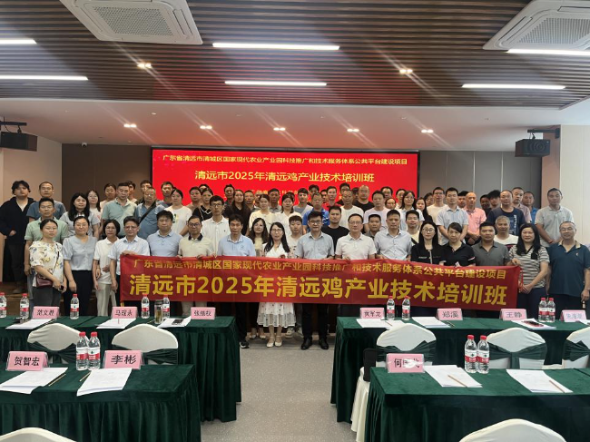 清遠(yuǎn)市舉辦2025年清遠(yuǎn)雞產(chǎn)業(yè)技術(shù)培訓(xùn)班